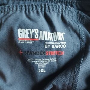 Grey's Anatomy by Barco Dark Grey Scrub Pants